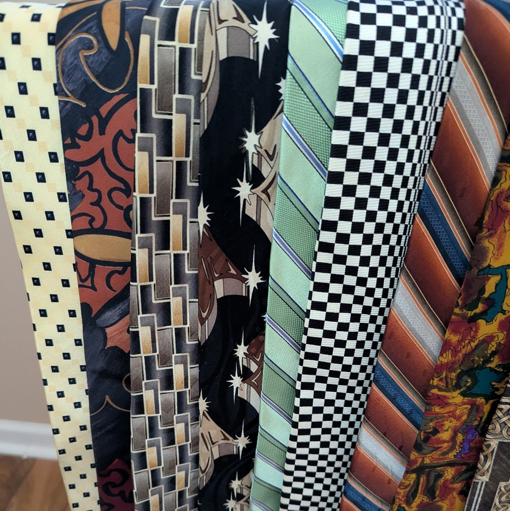 Lot of 22 100% Men's Silk Ties
